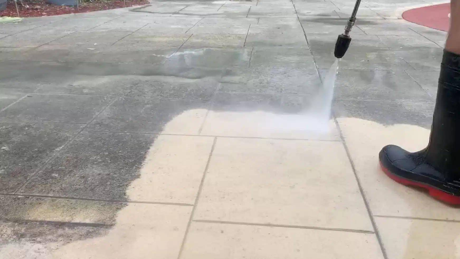 Poured-limestone-cleaning