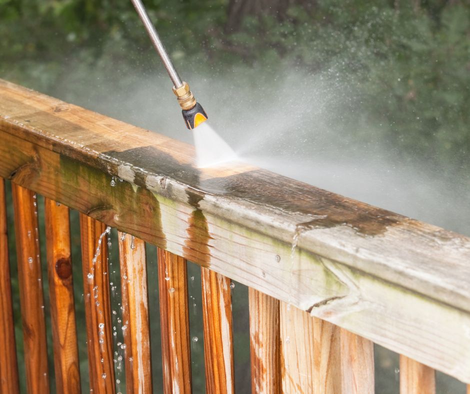 Nambour Pressure Cleaning - Site Photos - pressure cleaning deck